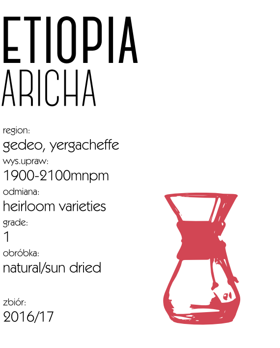 kawa speciality etiopia aricha