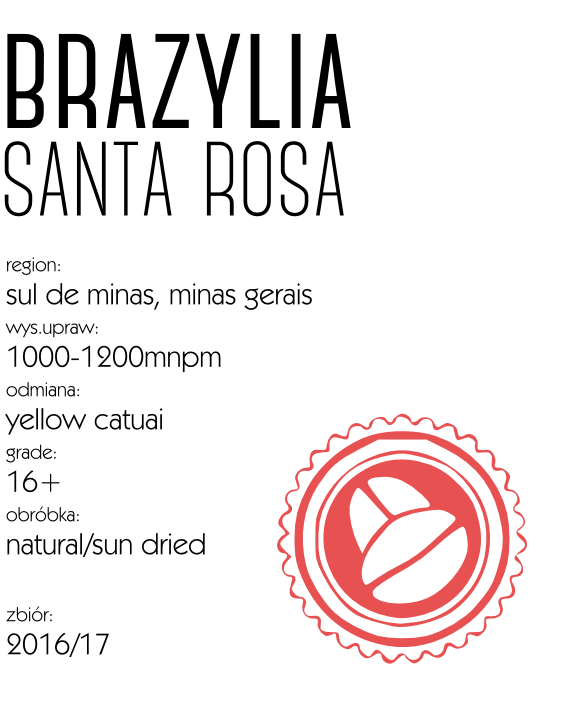 Kawa Brazylia Santa Rosa