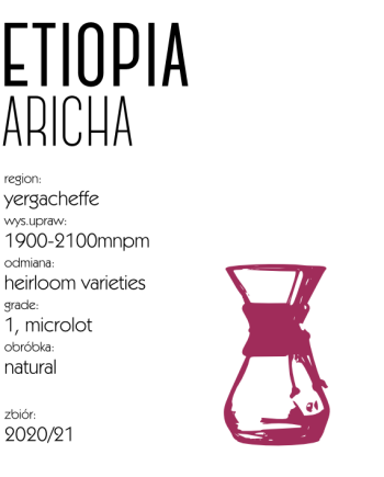 Etiopia Aricha Natural Drip